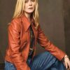 Buy Elle Fanning Margo’s Got Money Troubles Leather Jacket