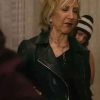 Shop Lin Shaye Scared to Death Leather Jacket