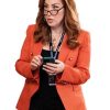 Shop Melissa Schemmenti Abbott Elementary Orange Blazer