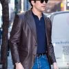 Shop Paul Anthony Kelly Brown Leather Blazer