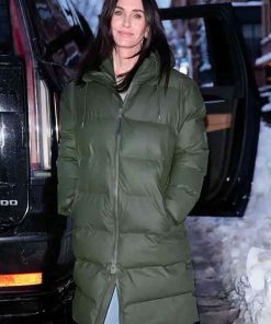 Buy NYC 2026 Courteney Cox Green Coat