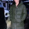 Shop NYC 2026 Courteney Cox Green Puffer Coat