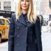 Shop NYC 2026 Gwyneth Paltrow Blue Peacoat