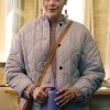 Shop Hazel The Way to You Sarah Luby Grey Quilted Jacket