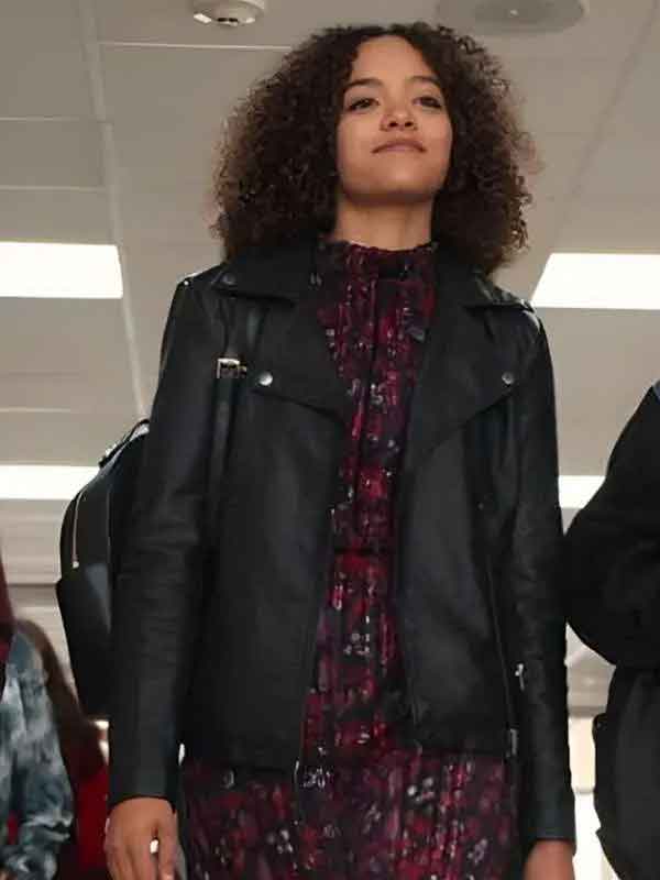 Shop Tabitha Foster Trinkets S02 Leather Jacket