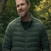 Shop Stephen-Amell-The-Borderline-2026-Green-Puffer-Jacket