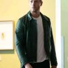 Buy Tracker Justin Hartley Green Leather Jacket