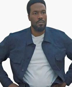 Shop Yahya Abdul-Mateen Wonder Man Blue Jacket