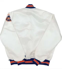 Shop 1980s-NY-Mets-White-Bomber-Jacket