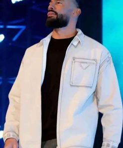 Shop WWE World Opening 2026 Street Fighters Event Roman Reigns White Jacket