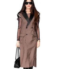 Anne Hathaway The Devil Wears Prada 2 Sleeveless Coat