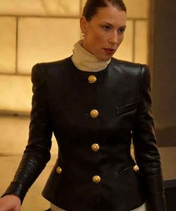 Buy Ari Graynor The Beauty 2026 Black Leather Jacket