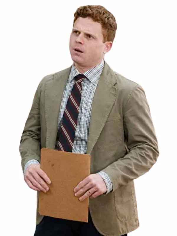 Buy Caleb Foote NCIS Origins Bernard Randolf Khaki Cotton Blazer