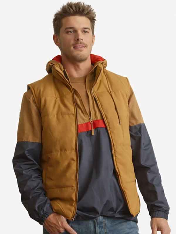 Buy Brando White Movie The Genesis Project Roman Clepper Puffer Vest