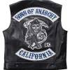 Shop Charlie-Hunnam-Sons-of-Anarchy-Jackson-Jax-Teller-Black-Leather-Vest