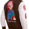 Shop Childs Play Men’s Brown Chucky Varsity Jacket