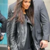 Buy Ciara-Street-Style-Black-Leather-Motorcycle-Jacket