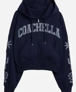 Buy Blue-Gap-Coachella-Zip-up-Hoodie