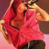 Shop Justin Bieber Newport Sleeveless Pink Hoodie
