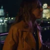 Buy Rose-Ayling-Ellis-Code-of-Silence-Mustard-Leather-Jacket