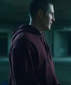 Shop Code-of-Silence-Liam-Barlow-Maroon-Hoodie