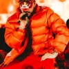 Buy Colombia-Ryan-Castro-Red-Puffer-Jacket