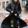 Buy Count Me Lies Shailene Woodley Black Puffer Coat