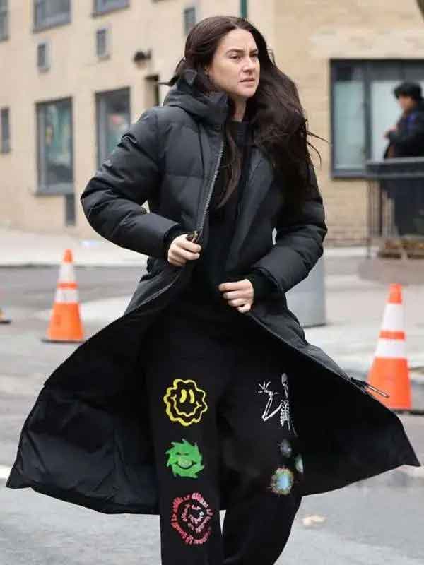 Buy Count Me Lies Shailene Woodley Black Puffer Coat