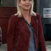 Shop General Hospital Nina Reeves Suede Jacket