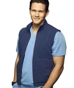 Buy Dr. Blake Lewis Scrubs 2026 David Gridley Blue Vest