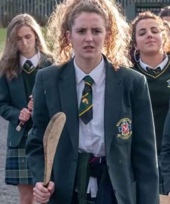 Shop TV Series Derry Girls Greem Uniform Blazer Coat