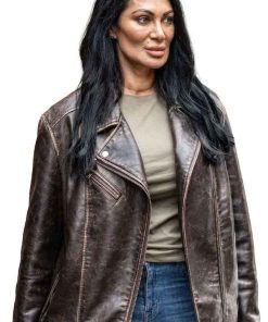 Shop Jeanine Nerissa Sothcott Doctor Plague Francesca Distressed Jacket