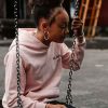 Buy Efi Stephan Loverboy Vertrouw niemand Pink Hoodie