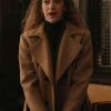 Buy Elsbeth Micaela Diamond Brown Trench Coat