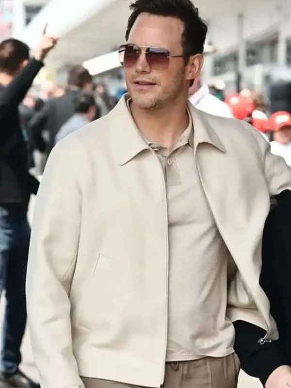 Shop Chris Pratt F1 Japanese Grand Prix Jacket