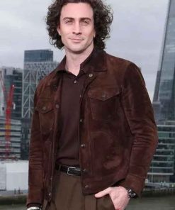 Shop Fuze 2026 Aaron Taylor-Johnson Leather Jacket