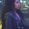 Buy Genneya Walton Daredevil Born Again S02 Black Leather Jacket