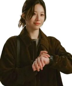 Shop Byeon Eun-ah We Are All Trying Here Go Youn-jung Brown Jacket