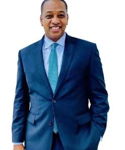Buy Governor of Virginia Justin Fairfax Blue Blazer