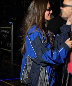 Buy 2026-Hailey-Bieber-Blue-Track-Jacket