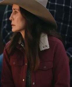 Shop Heartland-S19-Gracie-Pryce-Burgundy-Sherpa-Jacket