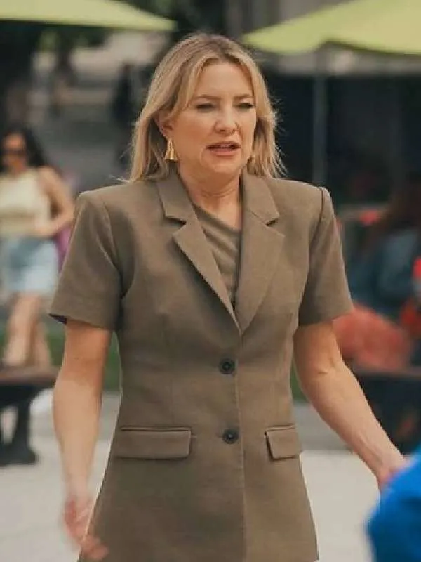 Shop Running-Point-S02-Kate-Hudson-Brown-Blazer