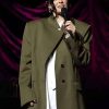 Shop The London Palladium 2026 Jessie J Olive Green Blazer Coat