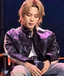 Shop BTS Spotify Event 2026 Live Concert Park Jimin Black Racer Jacket