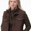 Shop Miranda Fraley Sheriff Country 2026 Kelli O’Hara Brown Quilted Vest