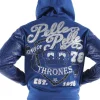 Shop King-Of-Thrones-Pelle-Pelle-Blue-Zip-Up-Hoodie