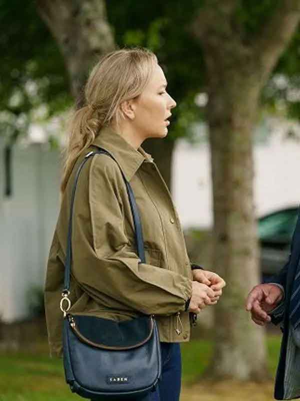 Shop Kristin Sims The Brokenwood Mysteries S08 Cotton Jacket