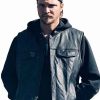 Shop Luke Grimes Marshals Black Leather Vest