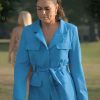 Shop Mackenzie Booth Home and Away Emily Weir Blue Coat