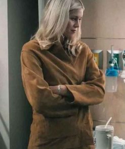 Shop Marshals S01 Ellyn Jameson Brown Leather Jacket